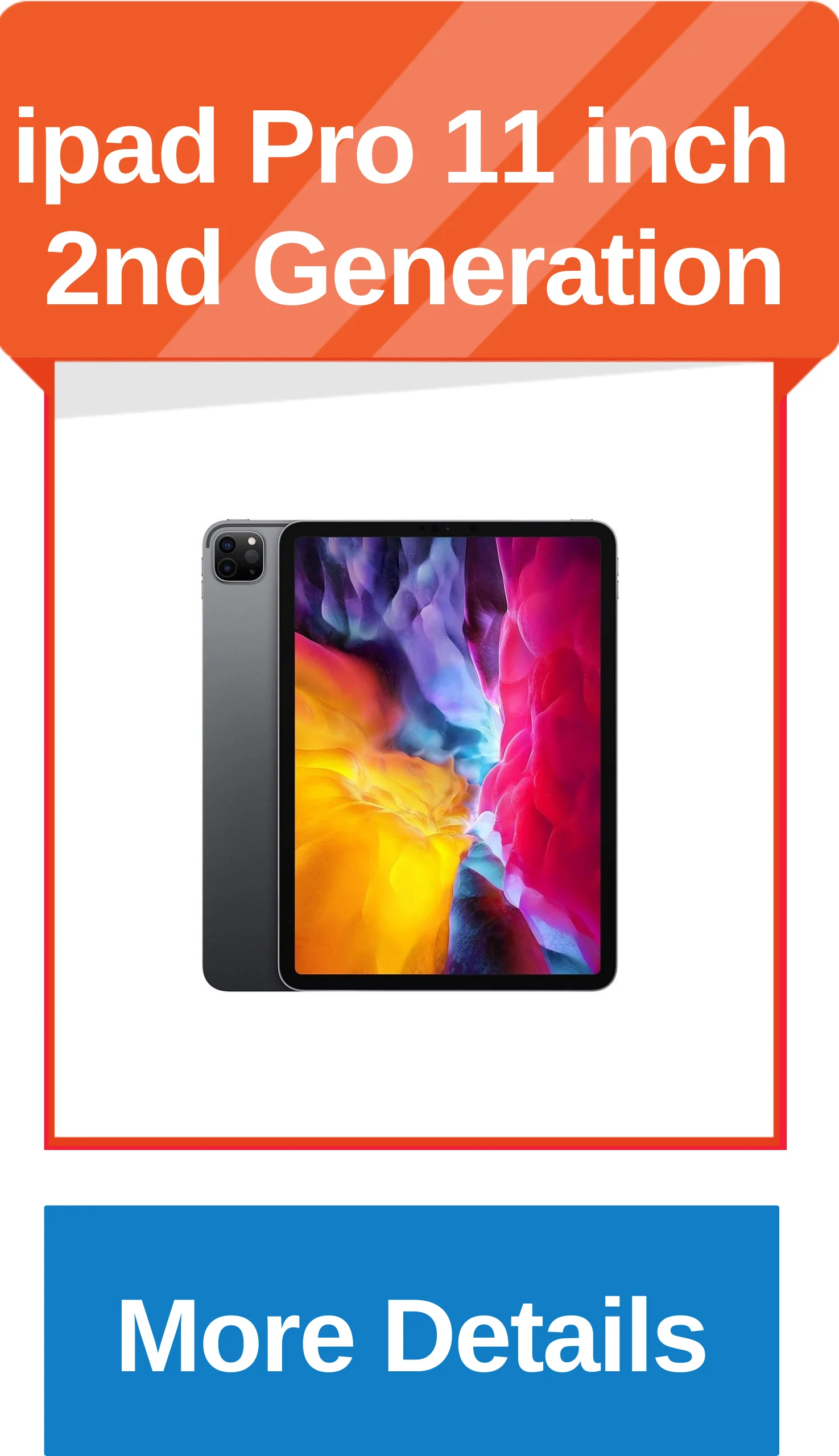 ipad Pro 11inch 2nd Generation