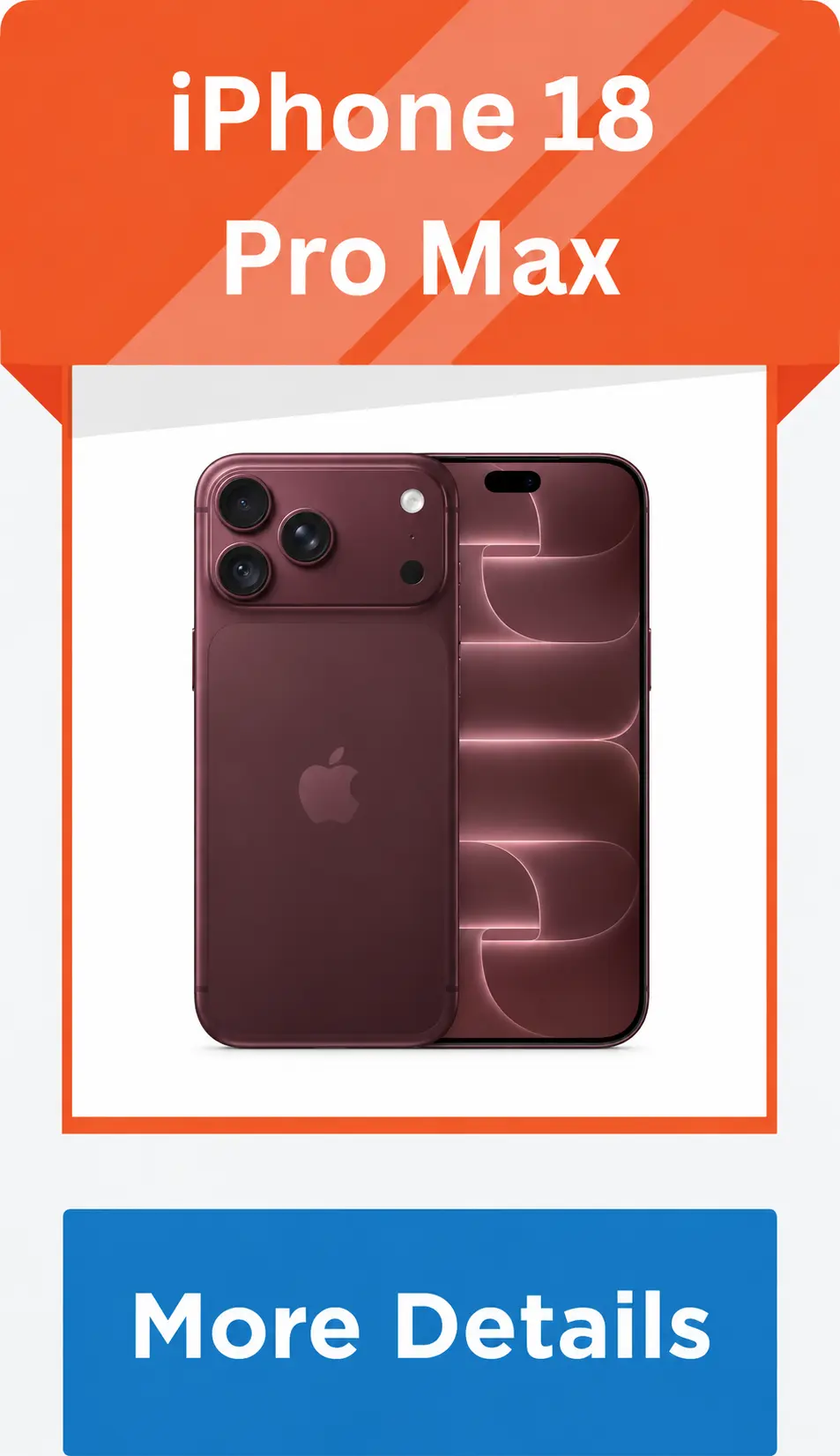 iPhone 18 Pro max iPhone 18 Pro max